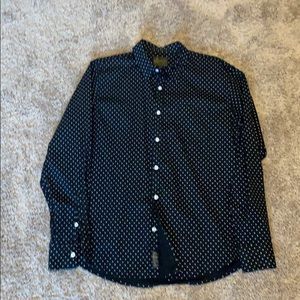 EUC Lucky Brand button down. Large, black